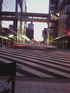 東の空