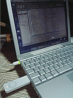 iPod shuffle接続