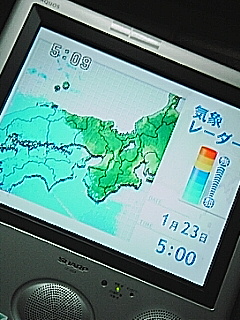今日は雨
