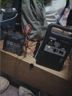 念のため充電
