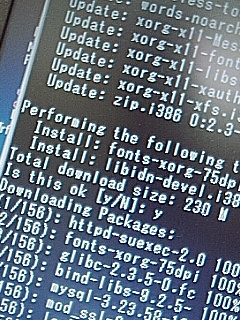 Fedoraアップデート