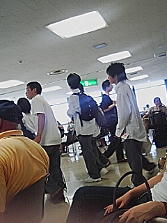 枚方の中学生御一行様
