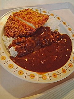 欧風チキンカツカレー