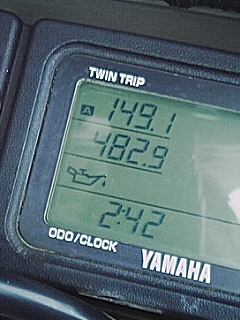 今回の走行距離