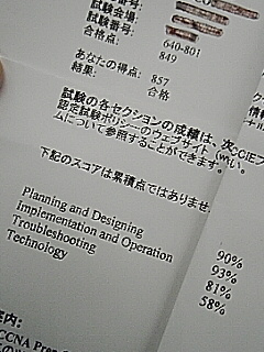 合格には間違いない
