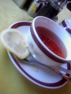 食後のティー