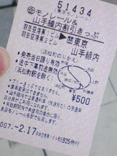割引きっぷ