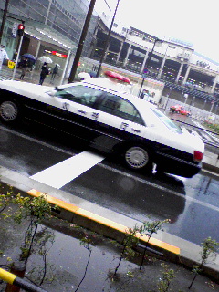 現行パトカー
