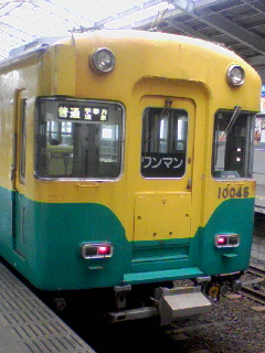 色塗り電車