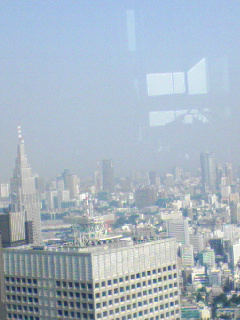 DoCoMoビルと東京タワーと六本木ヒルズ