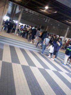 チケット購入列