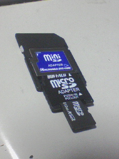 MicroSDアダプタ