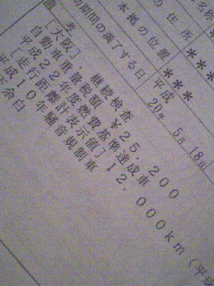 今年車検