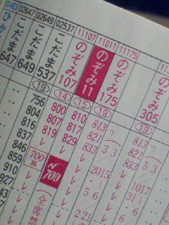 のぞみ107