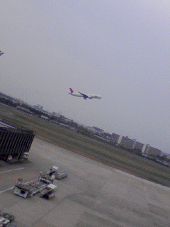 飛行機の離陸