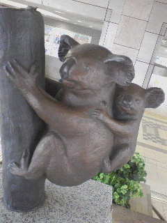 コアラ像