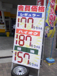 青森のガソリン価格