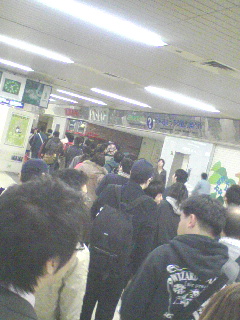 整列中