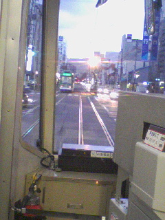 市電の線路