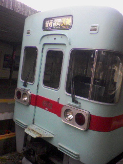 お帰りの電車