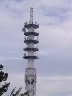 NTT局の鉄塔