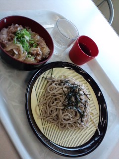 ざるそば定食