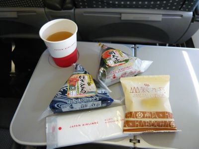 本日の機内食