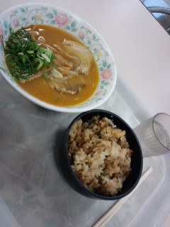 ラーメン定食（味噌）