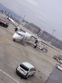 本日の飛行機