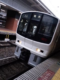 乗る電車