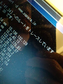 pingが通る