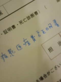 証明書等作成依頼書