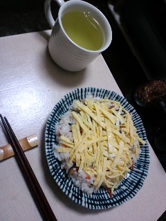 本日の朝食兼昼食