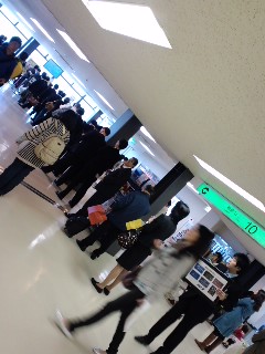 東京行き優先搭乗