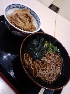 本日の昼食兼夕食