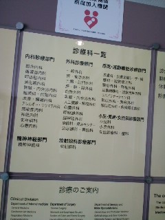 診療科一覧