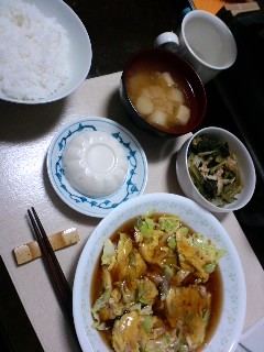 本日の夕食