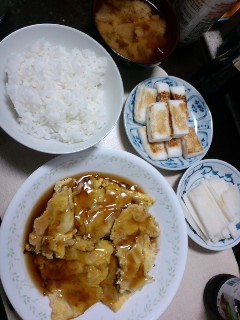 本日の夕食