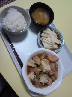 本日の夕食