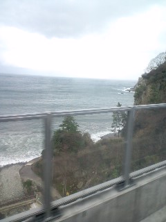 餘部鉄橋通過