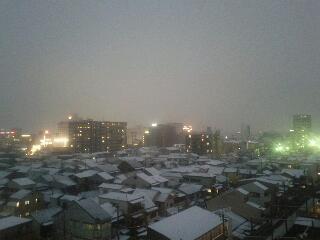 積雪な風景