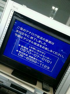 地アナ終了@毎日放送
