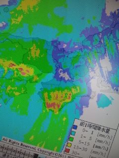 台風の様子