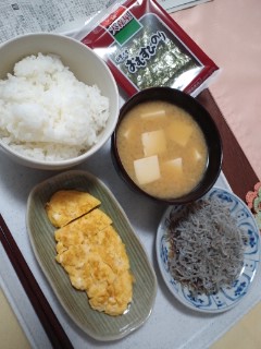 本日の朝食兼昼食