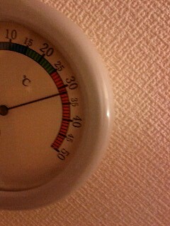 部屋の温度