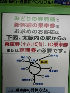 小さい切符