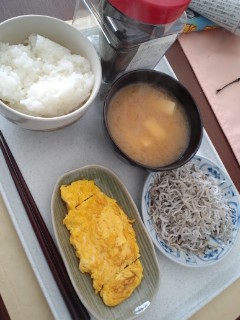 本日の朝食兼昼食