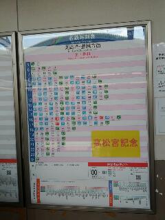 時刻表
