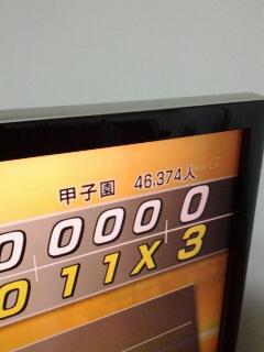 阪神戦の観客数