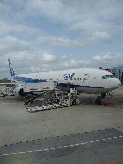 本日の飛行機
